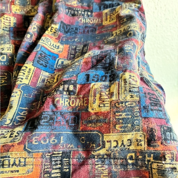 Vintage Harley-Davidson License Plate Print Tank Top – Size L - Picture 3 of 5